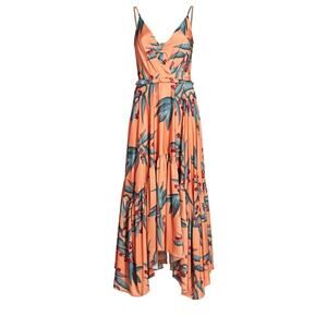 NWT PatBo Printed Sleeveless Maxi Dress sz 4 Xs Small